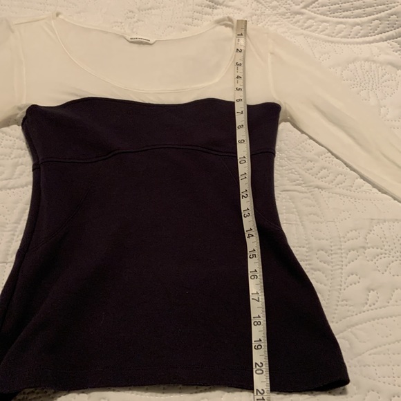 Club Monaco blue white top - Picture 9 of 12